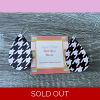 Houndstooth Black And White light..