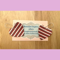 Striped Heart Shape Light Weight ..