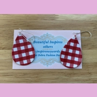 Mini Buffalo Plaid White And Red ..