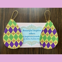 Mardi Gras Saints Light Weight Fa..