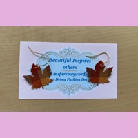 Mini Fall Leaf Light Weight Faux ..