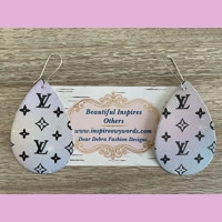 LV Light Weight Faux Leather Dang..