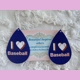 I heart baseball Light Weight Faux Leather Dangl..