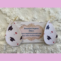 Graduation hats and diploma light..