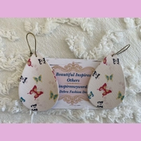 Butterflies Light Weight Faux Lea..