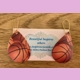 Basketball Light Weight Faux Leather Dangle Earr..