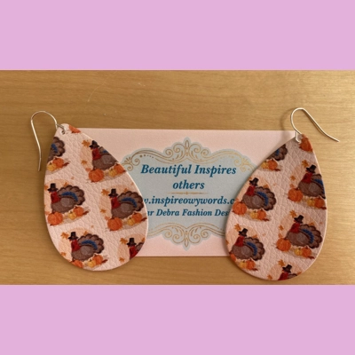 Turkey’s Light Weight Faux Leather Dangle Earrings