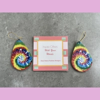 Tie dye light Weight faux leather..