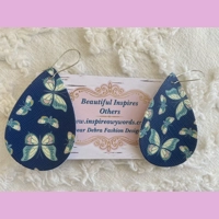 Butterflies Light Weight Faux Lea..