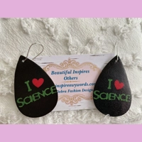 I ❤ Science light Weight faux lea..