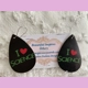 I ❤ Science light Weight faux leather dangle ear..