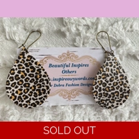 Leopard print light Weight faux l..