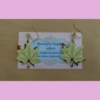 Fall Leaves Light Weight Faux Lea..