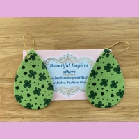 Shamrocks Green Background Light ..