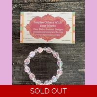 Pink Hearts Stretch Light Weight ..