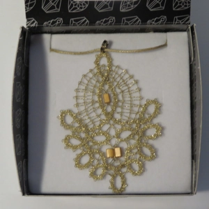 Obesek 2 - zlat metaliziran