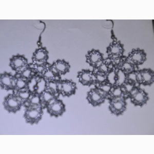 Uhani 13 - srebrni metalizirani