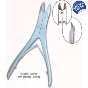 Double action toe nail cutters- Double spring - Podiatry quality - P154