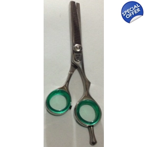 Hair Thinning scissors angled. M304 - blade down 6