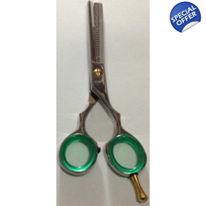 Hair Thinning scissors angled. M314 fix screw 6