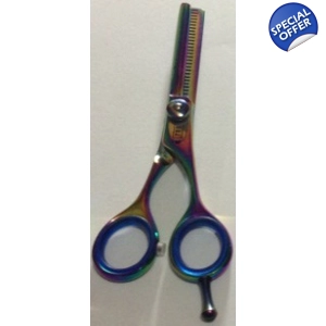 Titanium Thinning scissors straight single side - M607