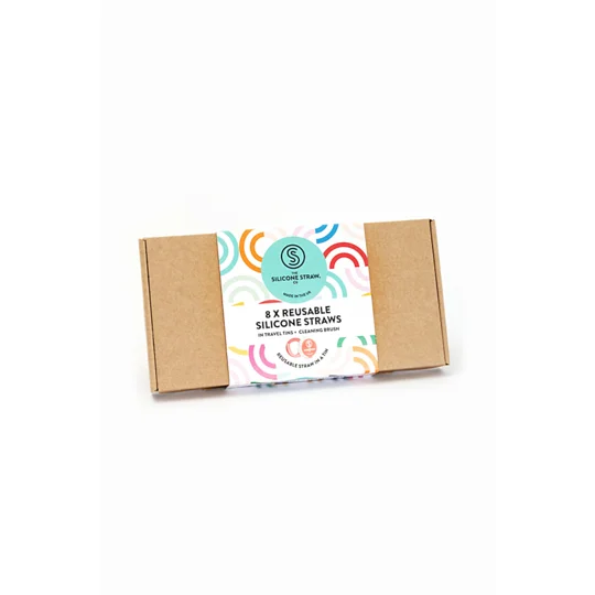 REUSABLE SILICONE STRAW GIFT SET - ULTIMATE