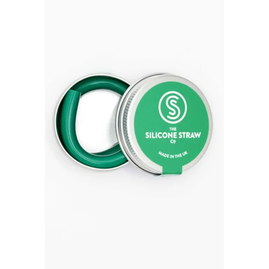 GREEN STRAW IN A TIN