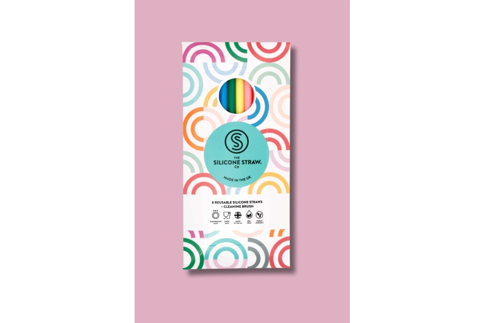 Colourful Straw set