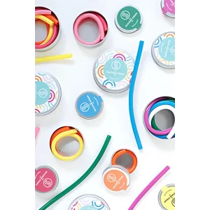 Reusable Silicone Straw Bundles