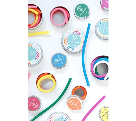 REUSABLE SILICONE STRAW BUNDLE £10