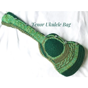 'Zebras in the green forest' Tenor Ukulele bag