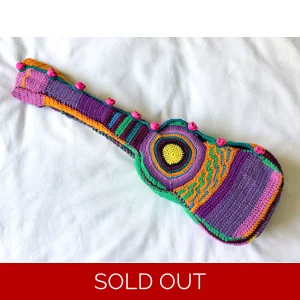 Colourful sunny skulls Concert Ukulele Bag
