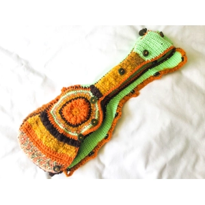 'Fluffy pumpkin' soprano ukulele case 'Fluffy pumpkin' soprano ukulele case
