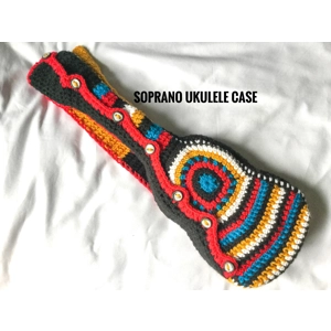 Multicoloured soprano ukulele bag Multicoloured soprano ukulele bag