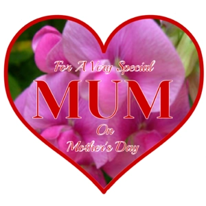 Mother's Day Candle Sweet Pea Fragrance