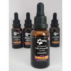 2000mg Full Spectrum CBD Hemp Oil for Pets