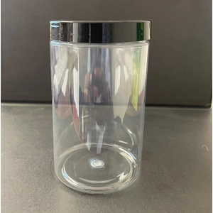 400ml Wide Neck Screw Top Jar & 70mm Black Screw Cap