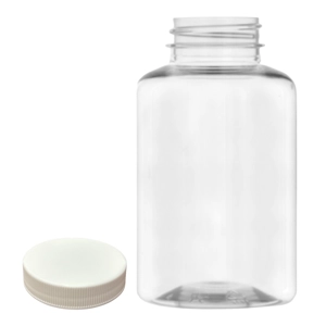 300ml Small Neck Screw Top Jar & 38mm White Screw Cap