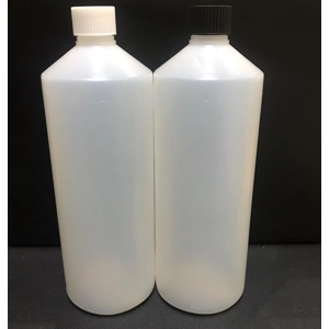 1000ml HDPE Bottle with Screw Caps
