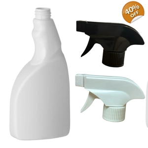 500ml White HDPE 30% PCR Trigger Spray Bottle
