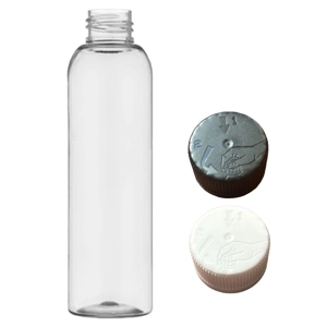 150ml Clear Tall Boston Bottles with Child Resistant Caps