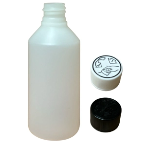 100ml HDPE Bottle with Child Resistant Caps