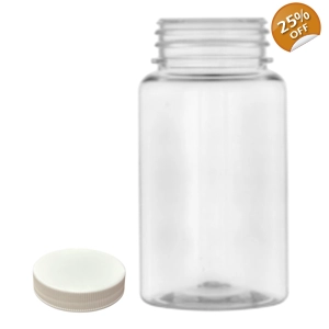 120ml Small Neck Screw Top Jar & 38mm White Screw Cap