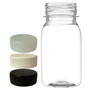 120ml Classic Clear PET Juice Bottle & 38mm Tamper Evident Cap