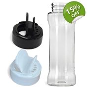 175ml Round Plastic Spice Jar & Lid