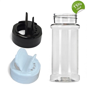100ml PET Plastic Spice Jar 38mm Neck Size