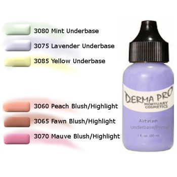 Airbrush Underbase-Primer and Blush-Highlight Colors