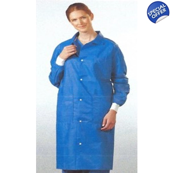 Lab Coats  -  Blue Disposable