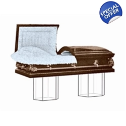 Casket Display Supports - Clear Hexagonal