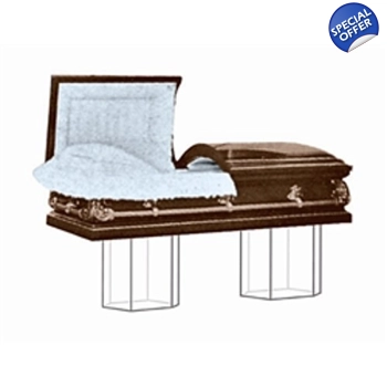 Casket Display Supports - Clear Hexagonal